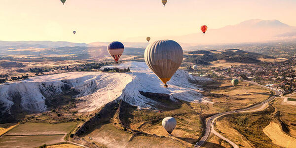 Pamukkale Balonlu (sabah+öğle+akşam+girişli)